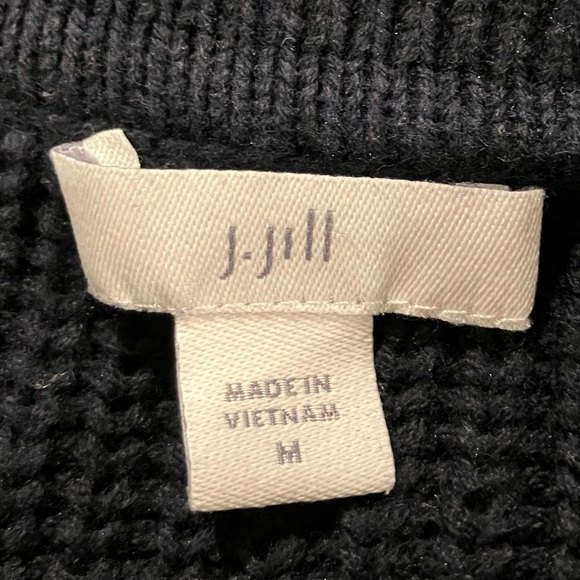 J. Jill Navy Button-Up Cardigan - Picture 4 of 5